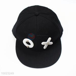Black Hip-hop Sports Cap/Hat with OX LED Light