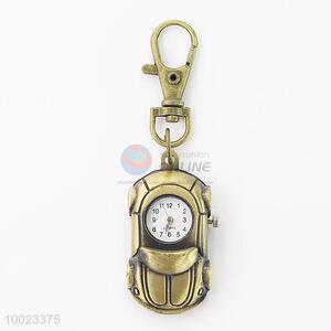 Copper Small Pendant Watch Shaped in Car, with Stainless Steel Back