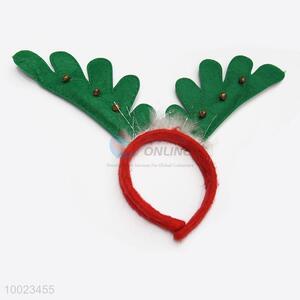 High Quality Green Non-woven Christmas Deer Party Head Band