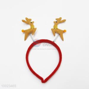 Hot Sale Cute Deers Claus Head Non-woven Christmas Party Head Band