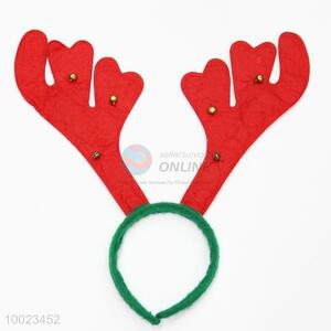 Cheap Kids and Adults Non-woven Christmas Deer with Small Bell Party Head Band
