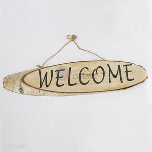 43*10cm Chinese Handmade Crafts Birch WELCOME Letter for Home Decoration