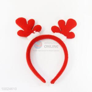 Cure Red Head Band with Deer Horn for Christmas