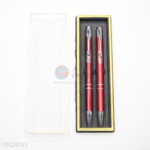 New Arrival High Quality Low Price Red 2 Pieces Ball-point Pen