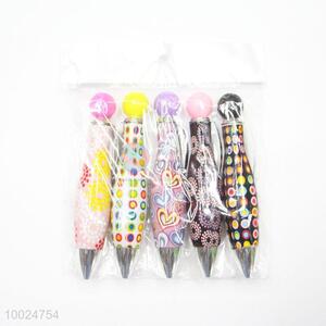 Pretty New Design High Quality Low Price 5 Pieces Ball-point Pen