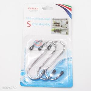 3 Pieces/Set 10*4cm Stainless Hooks