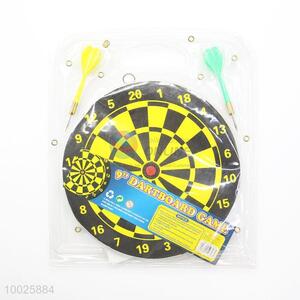 Wholesale 9''Yellow Dart Board Game Set