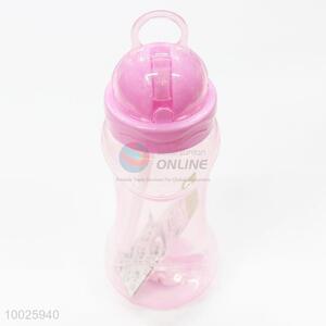 High Quality Transparency Sports 380ML Bottle With Straw And Strap
