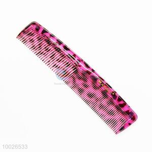 Fashion Red Leopard Pattern Plastic Hair Comb