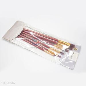Promotional Flat Head Paintbrushes Set of 6pcs
