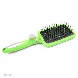Green square salon beauty plastic hair comb