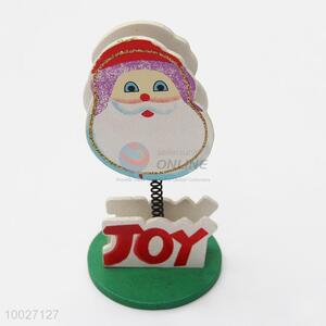 High Quality Santa Claus Shaped Wooden Name Card Holders