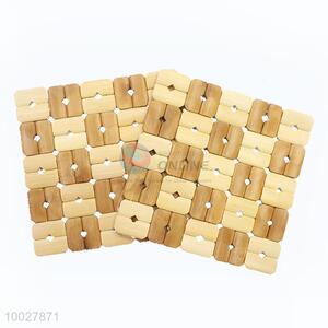 Mahjong Shaped Kitchen Supplies Wooden Placemat