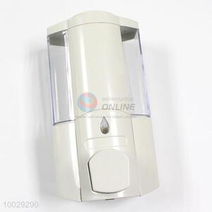 White plastic 400ml foam liquid soap dispenser