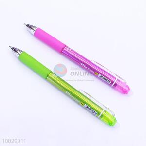 High quality plastic 0.8mm erasable ball pen autopen