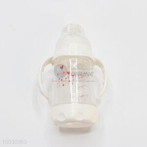 High Quality 160ML Double-deck Anti-explosion Double Handle Glass Baby Feeding-bottle