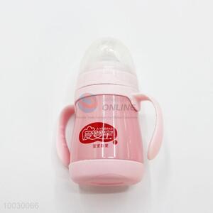 160ML Double Handle Stainless Steel Baby Feeding-bottle