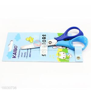 Competitive Price Stainless Iron Blue Plastic Handle Scissor for Student