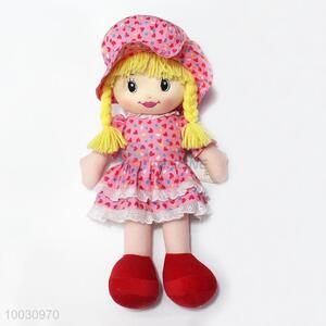 40cm sweet pink skirt/yellow hair rag doll