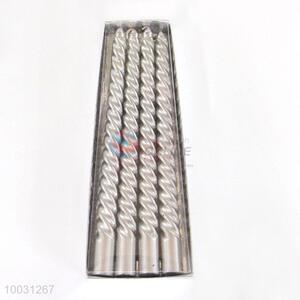 10cun silver color middle size birthday cake candles