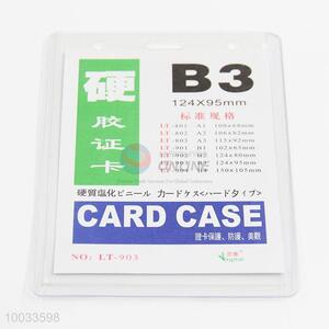 Waterproof B3 pvc card case id card holder