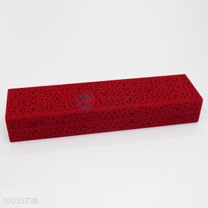 Creative design hollow red necklace box/bracelet box
