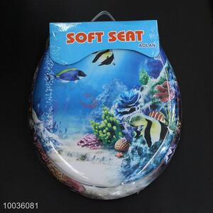 Cute fish pattern soft toilet seat for wholesale