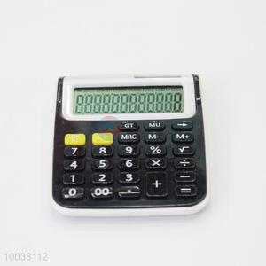 Mini pocket black calculator