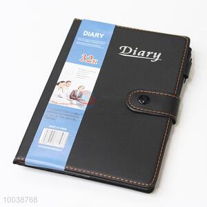 100K Leather Commercial Office Notebook With Buckle