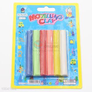 6 Colours 6CM Promotional Atoxic Modelling Clay Educational Plasticine for Children