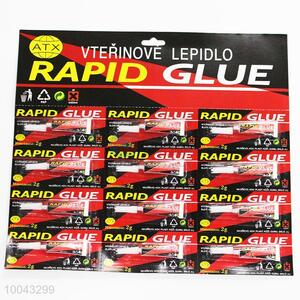 Rapid glue cyanoacrylate adhesive for plastic/metal/rubber/paper and leather