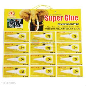 High performance super glue for plastic/metal/rubber/paper and leather