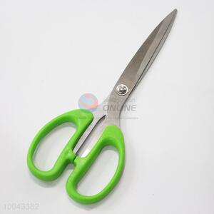 19cm multifunctional comfortable green pp handle scissors