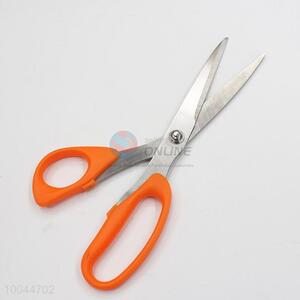 Orange handle stainless steel scissors
