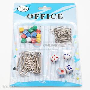 Stationary Set of Pushpins，Dices and Head Pins