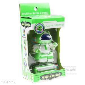 Lovely green electric toy robot