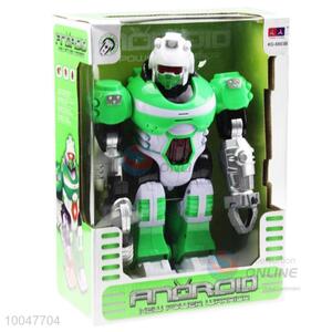Hot cute electric toy of green robot