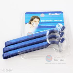 Promotional 11.5cm Twin Blade Disposable Razors for Man with Comfortable Handle，9Pieces/Set
