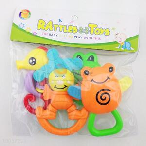 Lovely animals shape baby rattle series toys for baby's gift