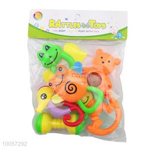 Varied cute animal shape baby rattles toys for baby