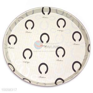 28cm PP Round Trays Fruit Plate Dining Trays