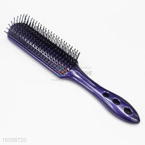Dark Blue Plastic Curly Hair Brush