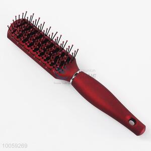 Wholesale Wine Red Durable Large PP Curly Hair Comb with Wide Tooth and Long Handle