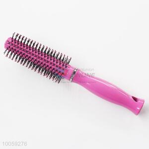 Pretty Pink&Black Hairdressing Curly Hair Styling Brush Roll PP Comb for Girls