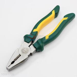 Green-yellow pincer pliers/wire cutter