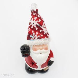 New 2016 Ceramic Father Christmas with Light