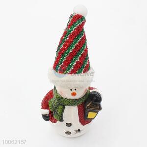 Ceramics snowman crafts for christmas decoration