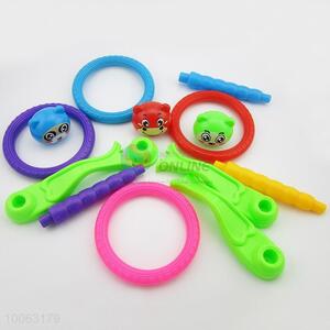cheap plastic throw ring game toy ring toss set