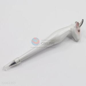 High Quality 15*3cm Grey Deer Shaped Ball-point Pen Stationery as Gift