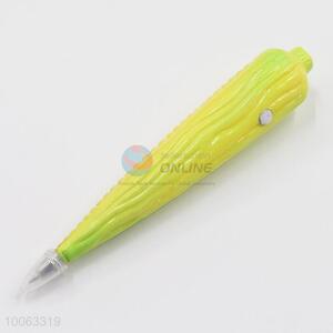 China Factory 14*2.5cm Maize Shaped Ball-point Pen with Magnetic Sticker